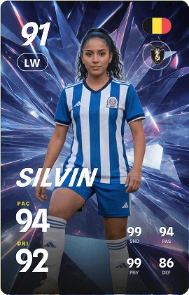 Dynamic full body soccer player shot with ball